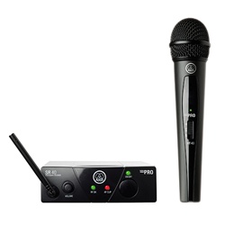 AKG WMS 40 Mini Handheld Wireless Microphone System (US 45 C, 662.300 MHz)