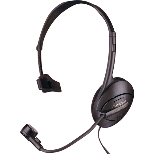 Audio-Technica ATH-COM1 Monophone/Dynamic Boom Microphone Combination Headset