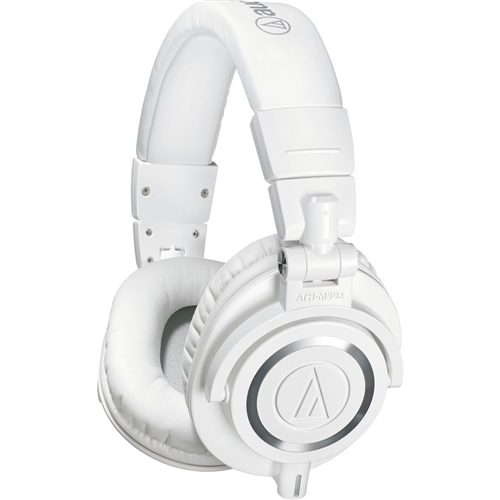 Audio Technica ATH-M50xWH Professional Monitor Headphones (White)