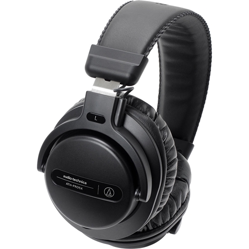 Audio-Technica ATH-PRO5XBK Professional Over-Ear DJ Monitor Headphones (Black)