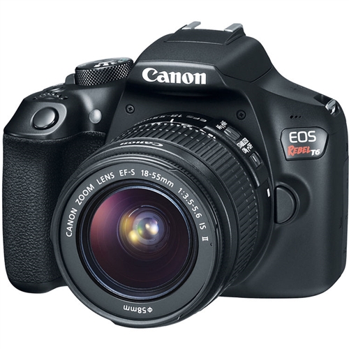 Canon EOS Rebel T6 DSLR Camera w/ Canon 18-55mm Lens