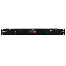 Furman M-8Dx Standard Level Power Conditioning, 15 Amp, 9 Outlets w/ Wall Wart Spacing, Pullout Lights and Digital Voltmeter
