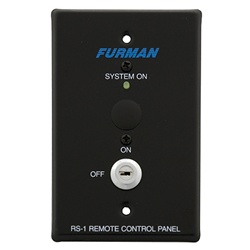 Furman RS-1 Remote System Control of Furman Power Sequencers, Keyswitch Panel, Maintained Contact On/Off Sequence