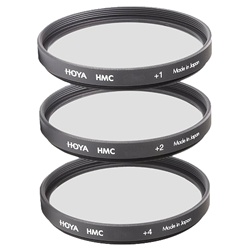 Hoya 46mm Multi-Coated Closeup 3PC Lens Filter Set