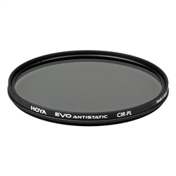 Hoya EVO ANTISTATIC 37mm CIR-PL Super Multi-Coated Slim Frame Water & Stain Resistant Filter (XEVA-37CPL)