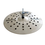 Istanbul Mehmet Cymbals Modern Series MH-SHH14 14-Inch Radiant MultiHoley Hi-Hat Cymbals