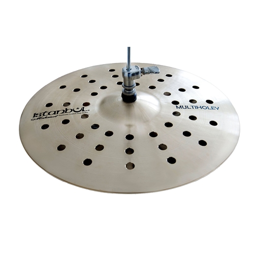 Istanbul Mehmet Cymbals Modern Series MH-SHH14 14-Inch Radiant MultiHoley Hi-Hat Cymbals