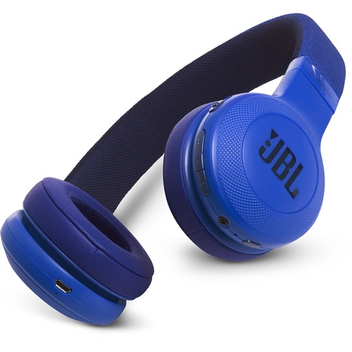 JBL E45BT 40mm Drivers Over-Ear Wireless Headphones (Blue)