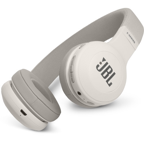 E45BT 40mm Drivers Over-Ear Headphones (White)