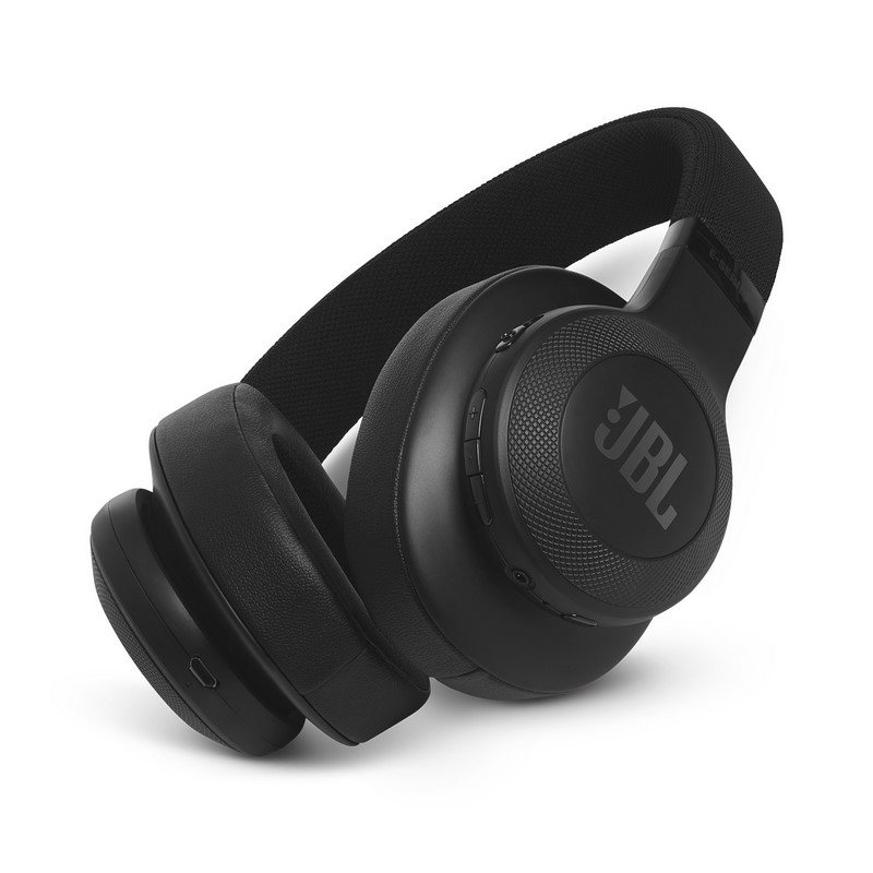 ødemark handling lån JBL E55BT 50mm Drivers Over-Ear Wireless Headphones (Black)