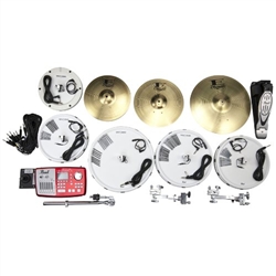 Pearl Drums EPADRBM-25S Complete Electronic Conversion Pack, 10/12/16/14 Configuration w/ Plastic Cymbals