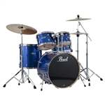 Pearl Drums EXX725/C 5-Piece Export Standard Drum Set with Hardware (Electric Blue Sparkle)