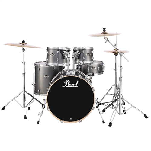 Pearl Drums EXX725/C 5-Piece Export Standard Drum Set with Hardware (Grindstone Sparkle)