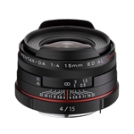 Pentax HD DA 15mm F4 ED AL Limited Lens for DSLR Cameras