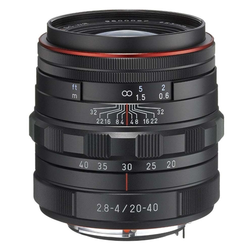 Pentax HD DA 20-40mm F2.8-4 ED Limited DC WR Zoom Lens (Black)