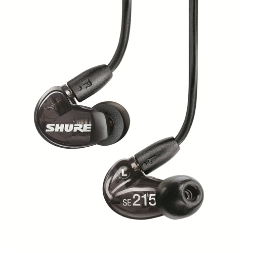 Shure SE215-K Sound Isolating Earphones (Translucent Black)