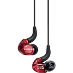 Shure SE535LTD-EFS Limited Edition Triple High-Definition MicroDriver Earphone w/ Detachable Cable (Red)