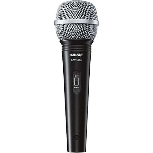 Shure SV100-WA Multi-Purpose Microphone w/ XLR-1/4 Cable, Mic Clip, Thread Adapter and Zippered Pouch