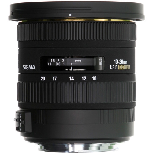 Sigma 10-20mm F3.5 EX DC HSM For Canon  DSLR Cameras. Certified Pre-Owned