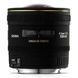 Sigma 4.5mm f/2.8 EX DC HSM Circular Fisheye Lens for Canon