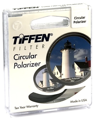 Tiffen 58mm Linear Polarizer Glass Filter 