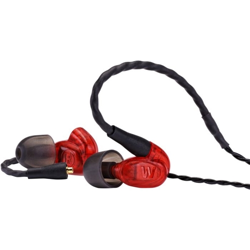 Westone UM Pro 10 High Performance Single Driver Noise-Isolating In-Ear Monitors (Red)