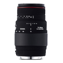 Sigma 70-300mm f/4-5.6 DG APO Macro Telephoto Zoom Lens for Canon