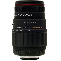 Sigma 70-300mm f/4-5.6 DG APO Macro Motorized Lens for Nikon