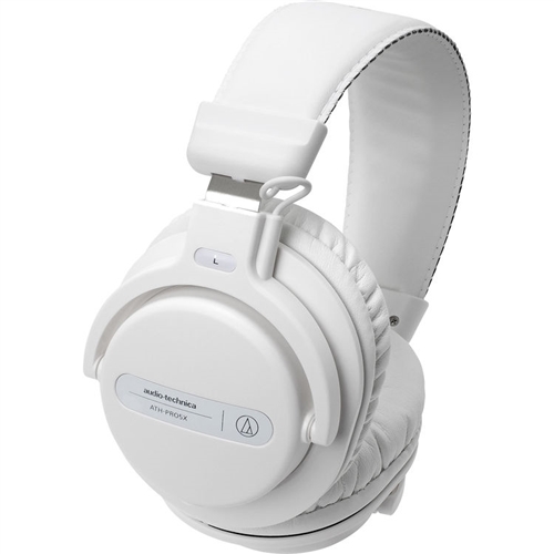 Audio-Technica ATH-PRO5XWH Professional Over-Ear DJ Monitor Headphones (White)