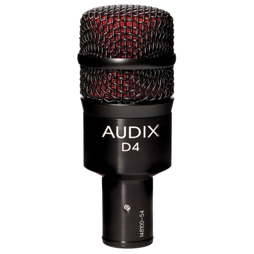 Audix D4 Hyper-Cardioid Dynamic Instrument Microphone
