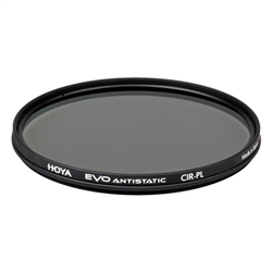 Hoya EVO ANTISTATIC 49mm CIR-PL Super Multi-Coated Slim Frame Water & Stain Resistant Filter (XEVA-49CPL)