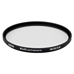 Hoya EVO ANTISTATIC 58mm Protector Super Multi-Coated Slim Frame Water & Stain Resistant Filter (XEVA-58CPL)