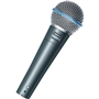 Shure BETA 58A Supercardioid Dynamic Microphone with High Output Neodymium Element for Vocal/Instrument Applications