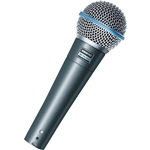Shure BETA 58A Supercardioid Dynamic Microphone with High Output Neodymium Element for Vocal/Instrument Applications