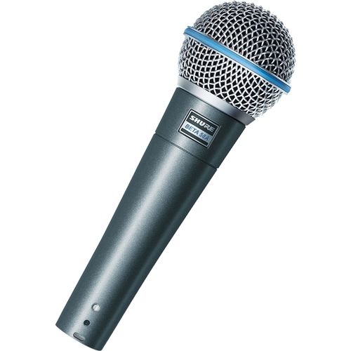 Shure BETA 58A Supercardioid Dynamic Microphone with High Output Neodymium Element for Vocal/Instrument Applications