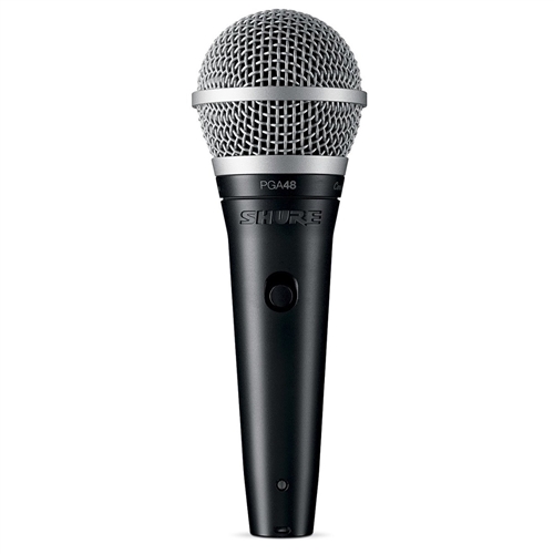 Shure PGA48-XLR Cardioid Dynamic Vocal Microphone w/ 15' XLR-XLR Cable