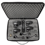 Shure PGADRUMKIT5 5-Piece Drum Mic Kit w/ 1-PGA52, 3-PGA56, 1-PGA57, 1-A25D, 3-AP56DM, 5 XLR-XLR Cables