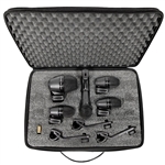 Shure PGADRUMKIT5 5-Piece Drum Mic Kit w/ 1-PGA52, 3-PGA56, 1-PGA57, 1-A25D, 3-AP56DM, 5 XLR-XLR Cables