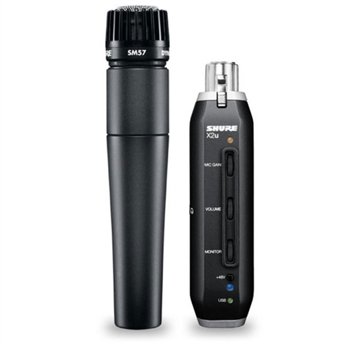 Shure SM57-X2U USB Digital Bundle Microphones