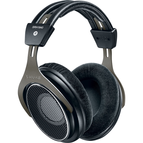 Shure SRH1840 BK Premium Open-Back Headphones (Black)
