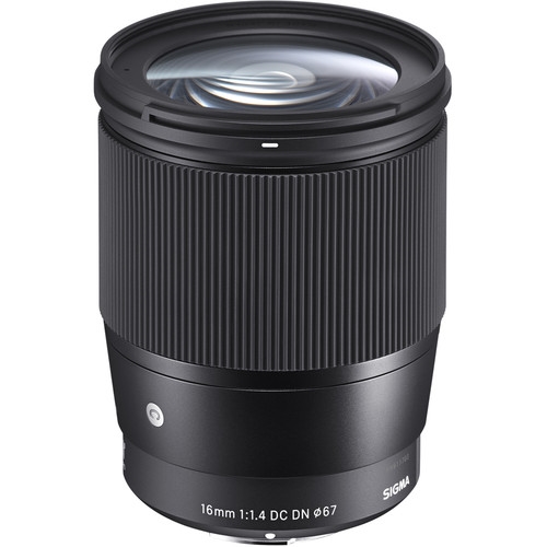 Sigma 16mm f/1.4 DC DN Contemporary Lens for Sony E-Mount. Certified Pre-Owned