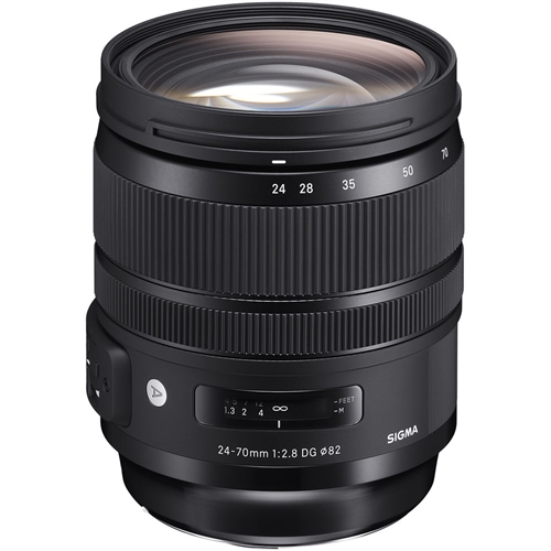 Sigma 24-70mm f/2.8 DG OS HSM Art Lens for Canon EF. Certified Pre-Owned