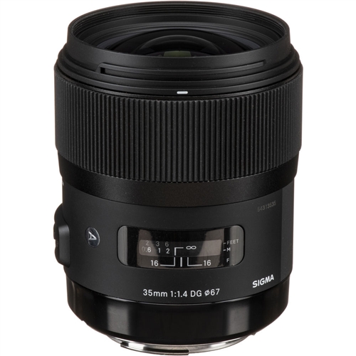 Sigma 35mm f/1.4 DG HSM Art Lens for Canon EF. Certified Pre-Owned